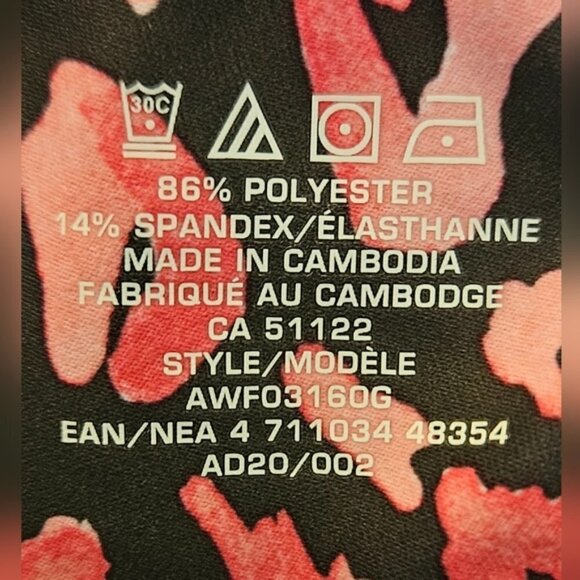 Girl's Junior Athletic Works Performance Leopard Print Pink - Picture 11 of 12